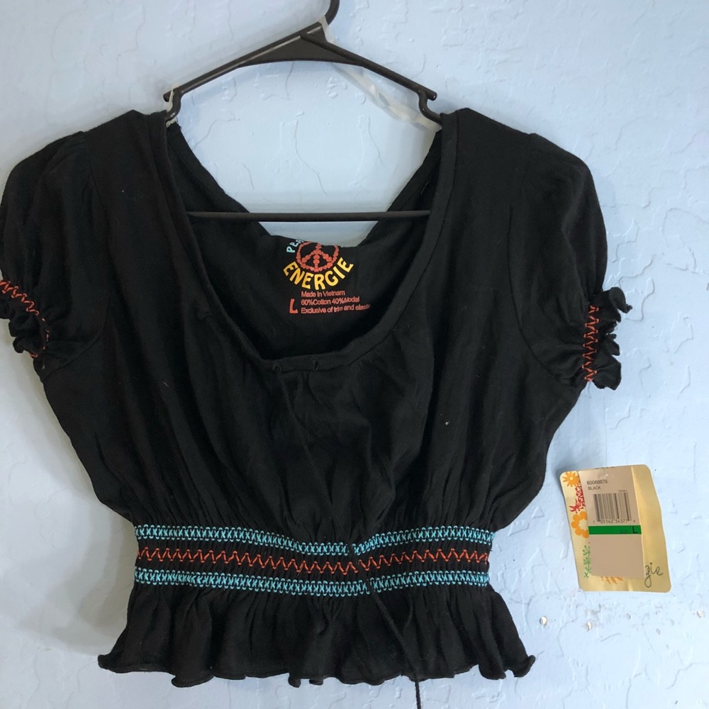 Black Crop Top